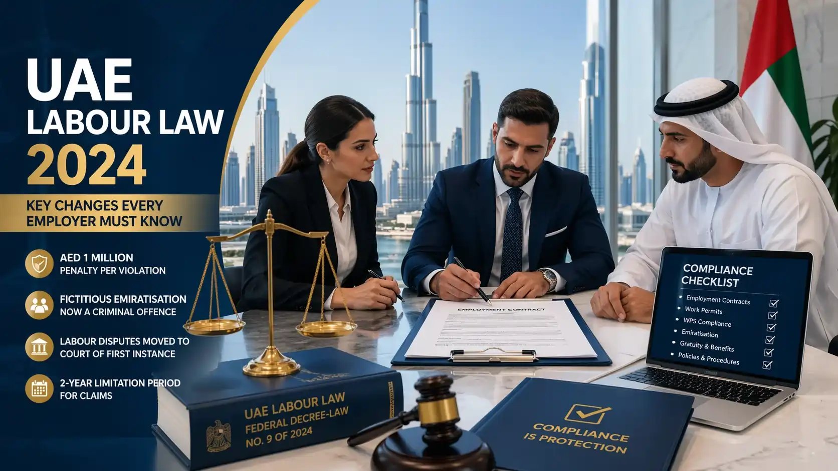 UAE Labour Law 2024: What Every Employer Needs to Know and Act On