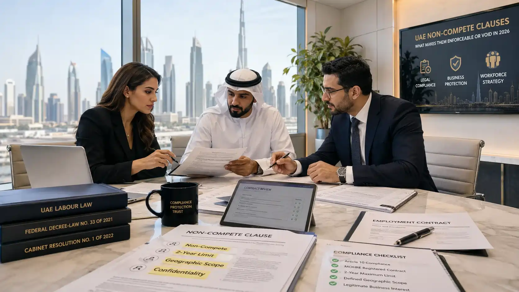 UAE Non-Compete Clauses: What Makes Them Enforceable or Void in 2026