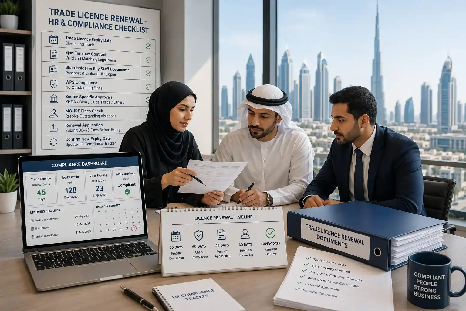 Trade Licence Renewals in the UAE: HR and Compliance Checklist