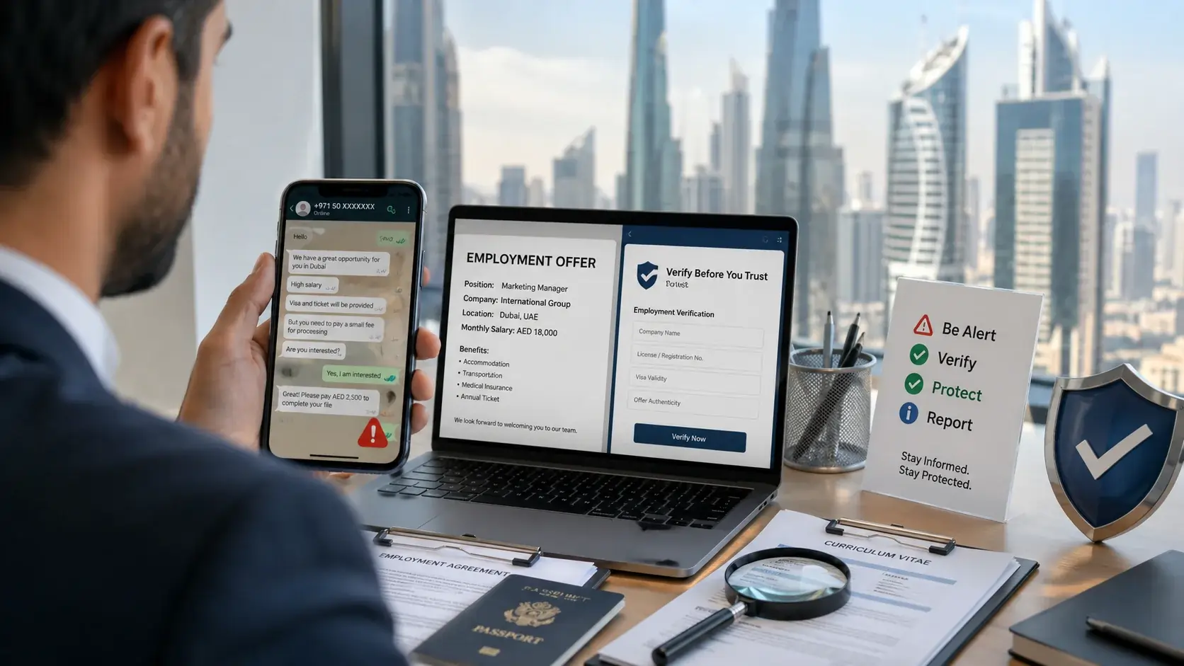 UAE Job Scams: How to Spot a Fake Recruiter Before You Pay