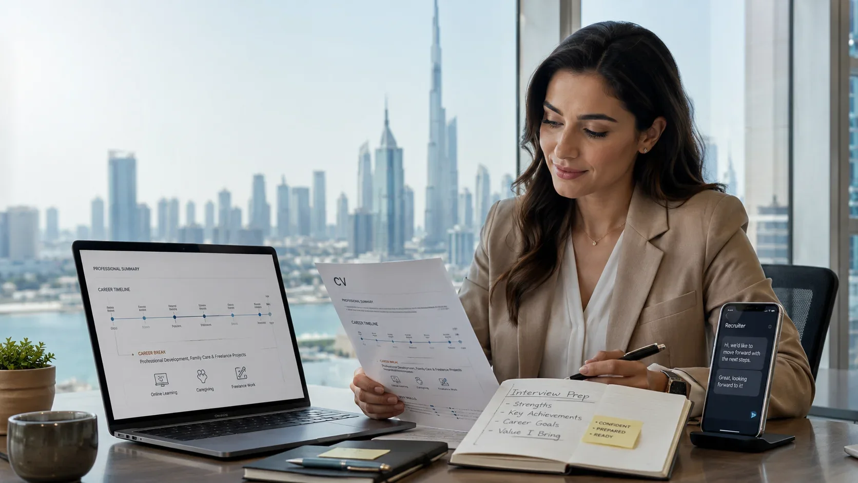 How to Explain a Career Break on Your CV When Job Hunting in the UAE